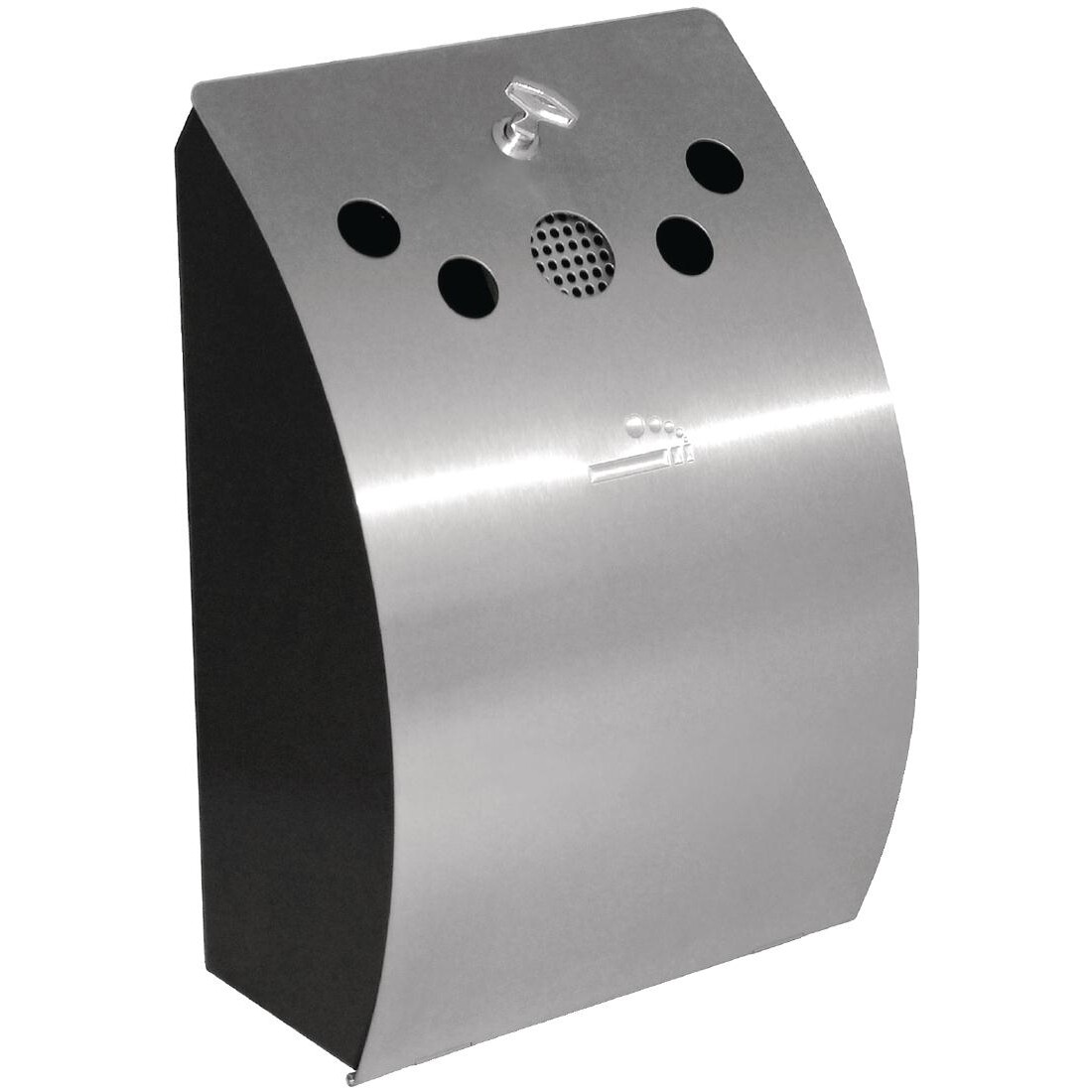 Wall Mounted Ashtray Bolero Outdoor Cigarette Ash Bin Heavy Duty Lockable
