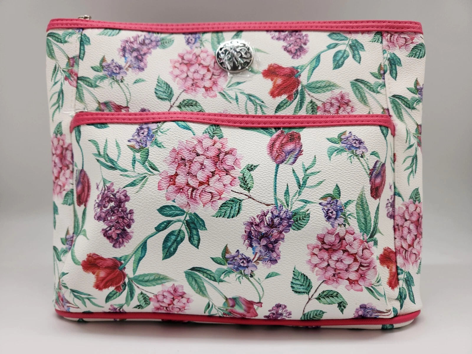 Travel Cosmetic Bag Makeup Case Pouch Toiletry Organizer 12" x 10" x 3" Multi