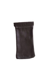 Snap Pure Leather Black Eye Glass Case Made USA