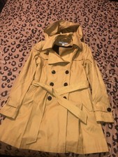 New Without Tags Dkny Mustard Trench Coat