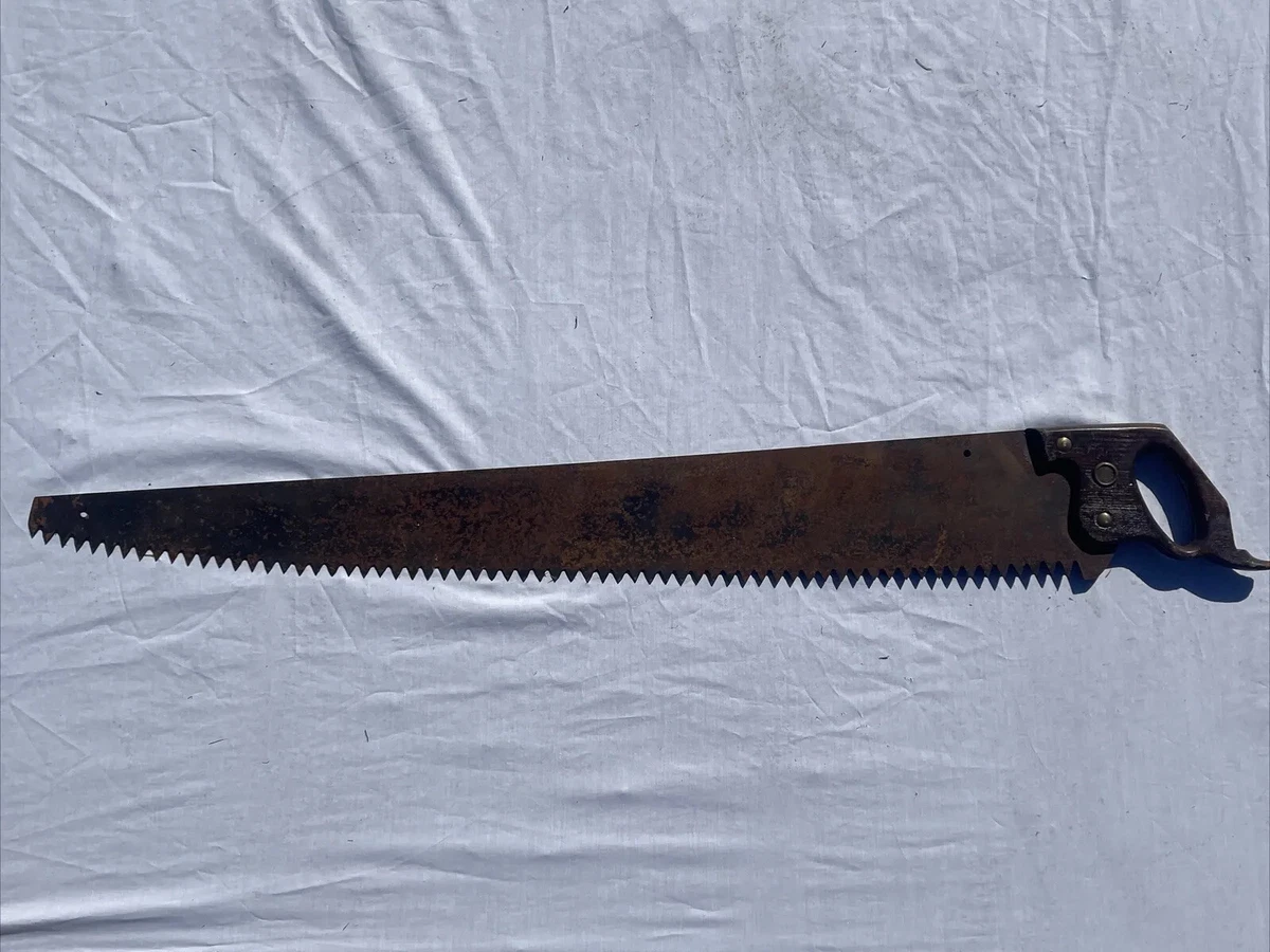 Vintage logging deals saw