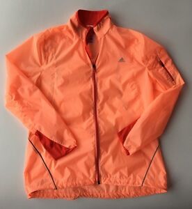 adidas orange jacket women's