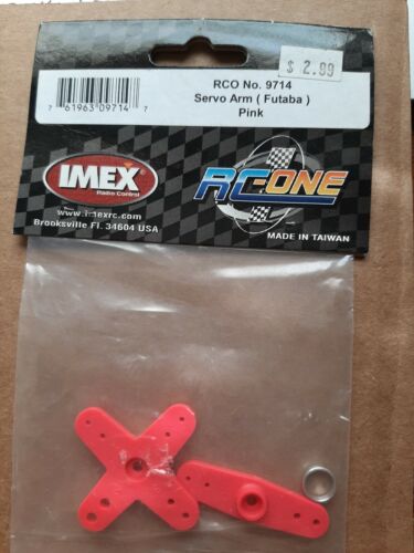 IMEX RC-ONE #RCO9714 Servo Arm (FUTABA) Pink