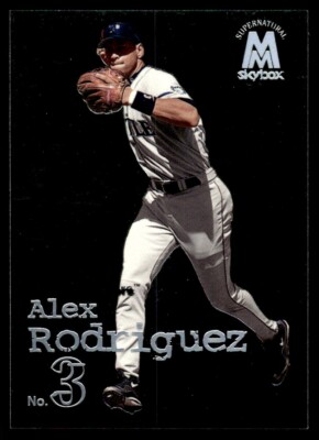 1999 Skybox Molten Metal Baseball Alex Rodriguez Seattle Mariners