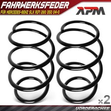 2x Federn Fahrwerksfeder Vorderachse für Mercedes-Benz SLK R171 280 350 04-11