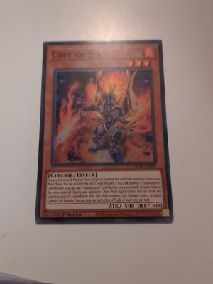 YuGiOh! Code of Soul LEDE-DE099 Super Rare 1st Ed