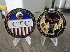 Counterterroism Center Mission Readiness Punisher CIA CT CTC Challenge Coin
