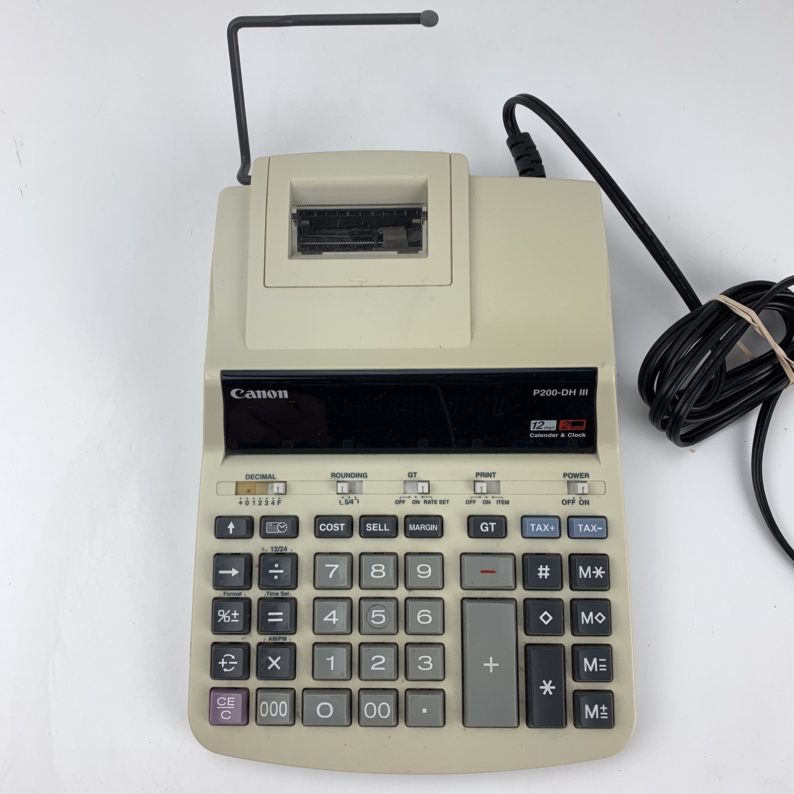 Canon Desktop Calculator & Clock P200DH III (12 Digits) eBay