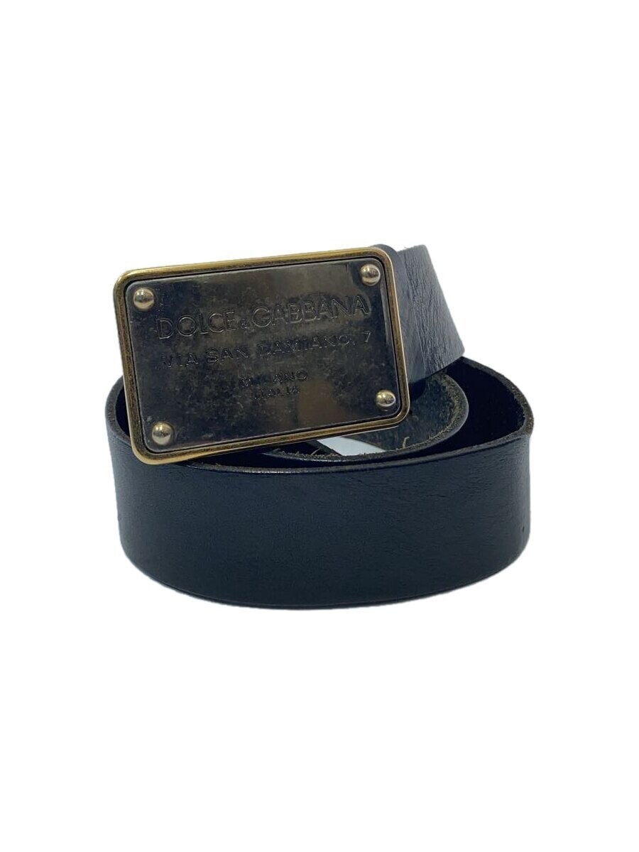 D&G レザーベルト(85cm/34inch) Dolce&Gabbana D&G Belt Leather Black 85cm 34inch | eBay