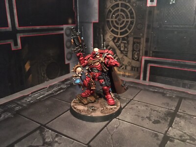 WHMS Blood Angels Phobos Captain Painted Commission Warhammer 40k Any Primaris