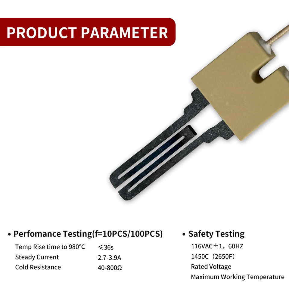 Зажигатель горячей поверхности печи 62-22868-93 62-22868-02 (SI-4008) - Изображение 3 из 4