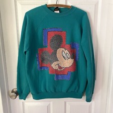 Disney Mickey Unlimited VTG 90s Crewneck Sweatshirt Mickey Mouse Women s L