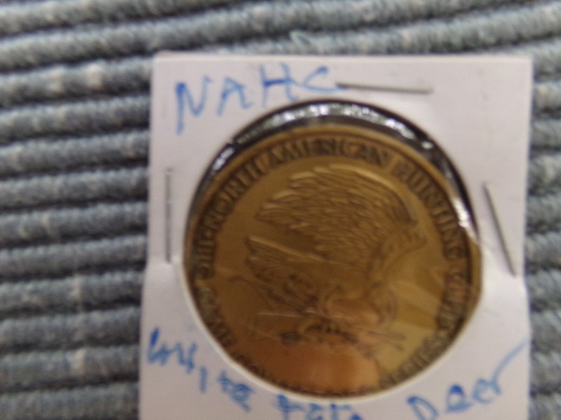 OLD LARGE TOKEN NAHC WHITE TAIL DEER AMERICAN HUNTING