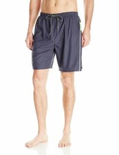 Speedo Men's Tech Volley Water Shorts, Granite, Large