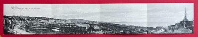 Klapp AK GENUA Genova in Italien um 1906 Panorama Stadtansicht  ( 149301