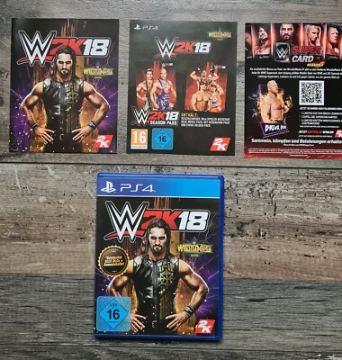 W2K18 Limited Wrestlemania Edition PS4