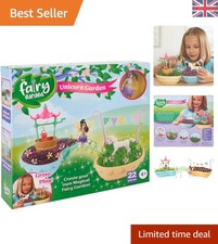 Image of Multicolor Unicorn Garden Playset: Fairy Kai, Wishing Well, and Seeds Included