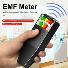 LED EMF Meter Magnetic Field Detector Ghost Hunting Paranormal Equipment Tool