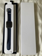Apple Watch Series 2 42mm light Gold Aluminium Case Midnight Blue Sport Band 