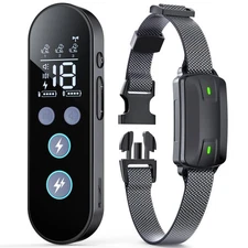 Dog Shock Collar with Remote Control, Dog Training Collar for Large Medium Do...