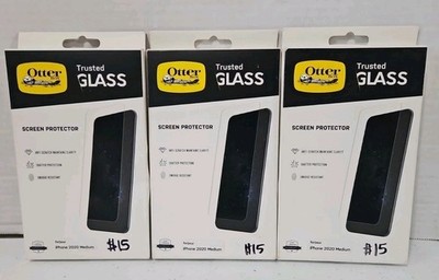 OtterBox Trusted Glass Screen Protector iPhone 12 & iPhone 12 Pro New/Sealed x3