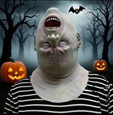 Scary zombie Mask Helloween helmet NIGHTMARE realistic look Scary mask