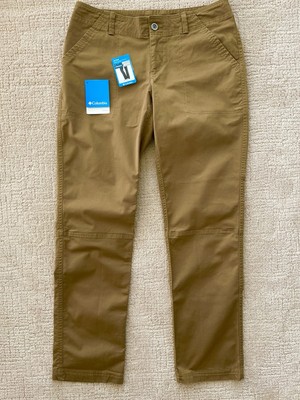 Women's Columbia Teton Trail Straight Leg Pants Sz 10 Regular Camel w/tags
