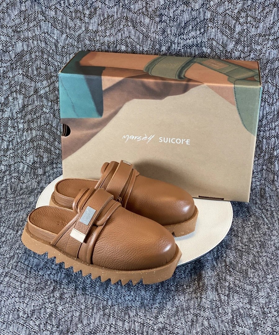 Marsell x Suicoke ZAVO 03 Marrone Leather Mule Clog size 38 / 8