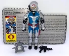 Vintage 1987 Hasbro GI Joe COBRA COMMANDER v3 3.75" Action Figure Complete ARAH