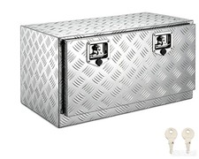36 Inch Aluminum Underbody Tool Box RV Trailer Flatbed Storage T Handle 2 Keys