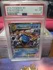 PSA 6 Graded 2016 Pokemon XY M Blastoise EX Evolutions #22