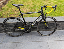 Boardman Team Carbon Road Bike 700C L Black/Yellow Shimano 105 Drop Bar