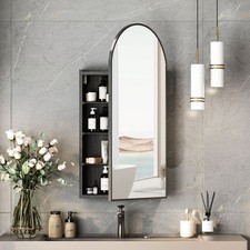 Arched Medicine Cabinets with Mirror, Bathroom Mirror Cabinet with Storage NEW