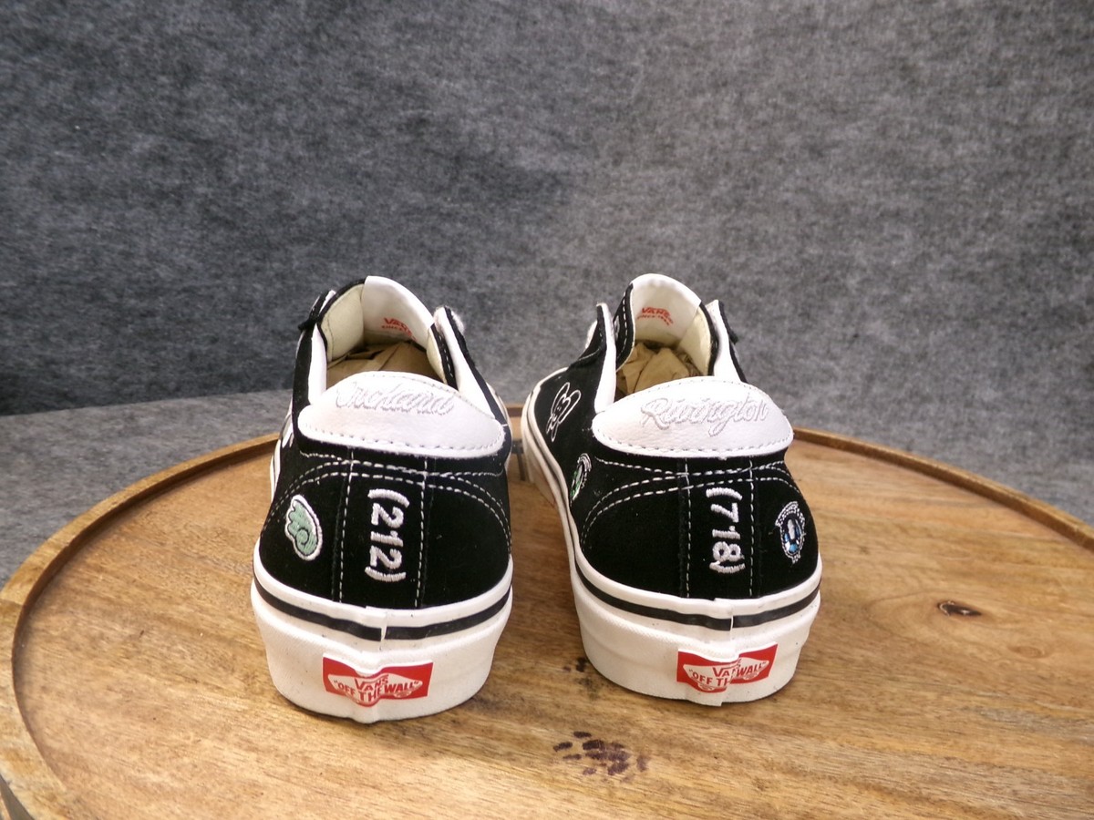 Vans X Sandy Liang Style 73 DX Art Floral Black Suede Skate Shoes