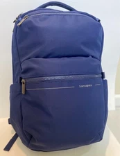 NEW Samsonite BETTER THAN BASIC Laptop Backpack - Navy  (18" x 12" x 6")