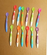 Munchkin Long Handle Baby Spoons Lot of 13 W3