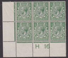 N14j 1/2d Royal Cypher Stop After HALFPENNY UNMOUNTED MINT(569)