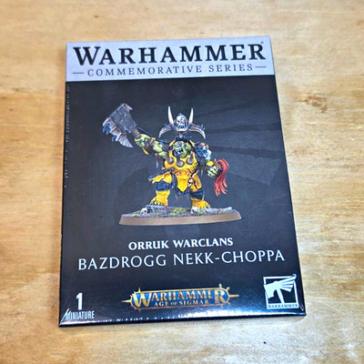 Games Workshop Warhammer Commemorative Orruk Warclans Bazdrogg Nekk-Choppa
