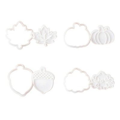 Beginner Friendly Cookie Molds Thanksgiving Themed Designs Safe for Baking