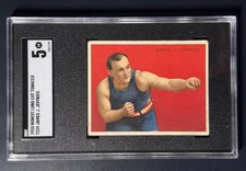 1910 T219 Honest Long Cut SGC 5 - BOXING, Boxer - James Jeffries GREEN Back