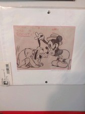 Disney Mickey Mouse & Pluto “Society Dog Show” 1939 Framed Print