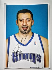 VLADE DIVAC SIGNED photo A4 original AUTOGRAPH RACC COA Sacramento Kings