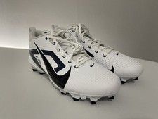 Nike Alpha Menace 4 Varsity Football Cleats Men White Blue NEW FZ7703 Size 15