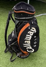 Callaway Big Bertha Golf Tour Bag Black/white/orange Cart 6 Way 🔥