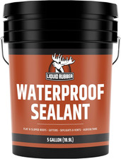 Waterproof Sealant   DIY Leak Repair Coating for Flat, Metal  Low Slope Roofs,