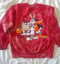Vintage Looney Tunes Tie dye Space Jam Sweatshirt Size S
