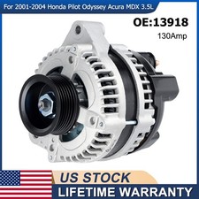Alternator OEM 13918 For 2001-2004 Honda Pilot Odyssey Acura MDX 3.5L V6 130Amp