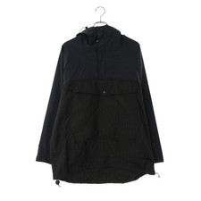 Comme Des Garcons Homme Mens Anorak M Black Herringbone Nylon AD2023 Auth