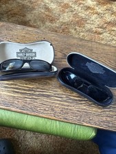 2 Pair Genuine Harley Davidson Sunglasses Vintage With Cases