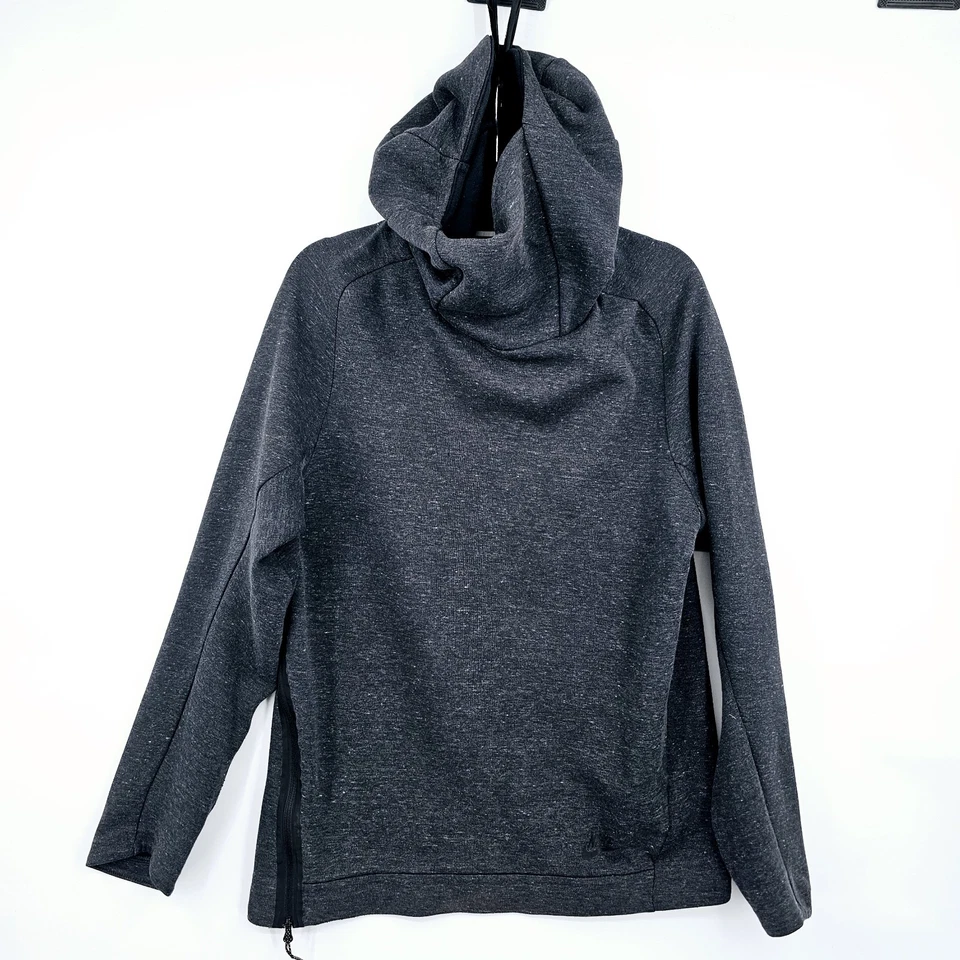 Nike Tech Fleece Hoodie Mens Size Small Funnel Neck Charcoal Grey 805214-071, photo 1 of 5